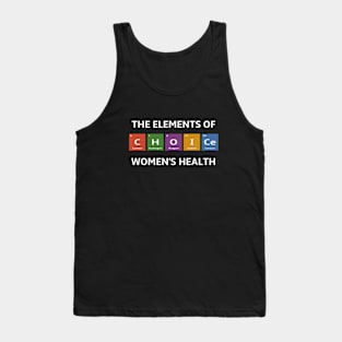 Pro Choice Periodic Table Elements of Women's Health Tank Top